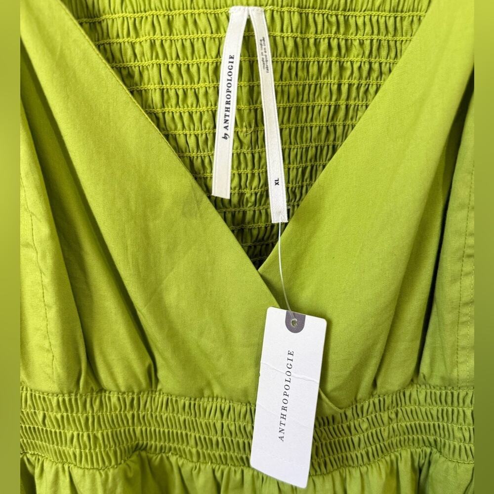 NWT Anthropologie V-Neck Tiered Bubble Hem Dress Sz XL - Picture 9 of 12